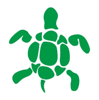 Samolepící dekorace SAMOLEPKA Želva 004 pravá (12 - zelená) NA AUTO, NÁLEPKA, FÓLIE, POLEP, TUNING, VLASTNÍ TEXT, TISK, AUTOSAMOLEPKY.cz, POLEPY, OBRÁZEK, LOGO, SAMOLEPKY