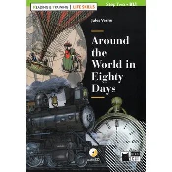 Anglický jazyk Around the World in Eighty Days, w. Audio-CD - Jules Verne