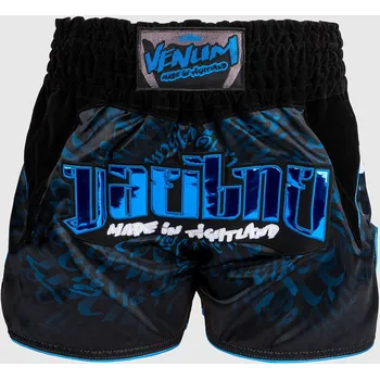 Oblečení pro bojové sporty Muay Thai šortky Venum Attack - Black/Blue Velikost: XL