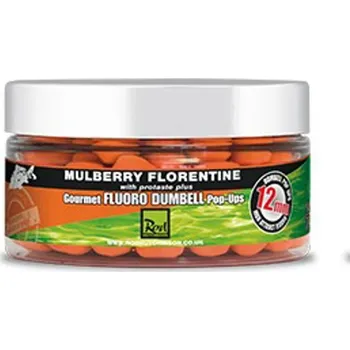 Boilies RH Fluoro Dumbell Pop Ups Mulberry Florentine 12mm