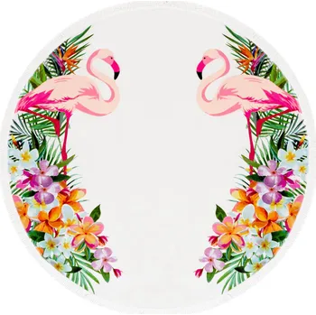 Sada koupelnových doplňků Rea Plážová osuška Flamingo 150 cm BTR-02