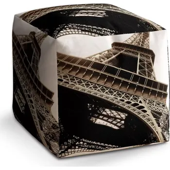 Taburet Taburet Kostka Eiffel Tower 6: 40x40x40 cm - Sablio