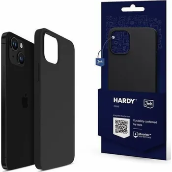 Pouzdro na mobilní telefon 3mk ochranný kryt Hardy Silicone MagCase pro Apple iPhone 14 Plus, Graphite
