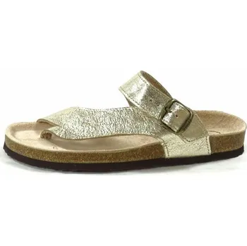 Dámská zdravotní obuv Sante zdravotní obuv * Santé N/0091/K20 dámské ortopedické kožené vycházkové žabky zlaté dámské velikosti: 43