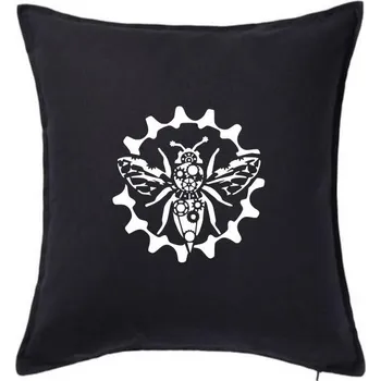 Polštář Vosa rozkres - Polštář 50x50 - 50x50 - Včetně výplně ( Černá )