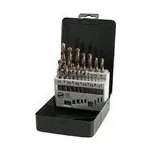 Sada vrtáků do kovu 19 dílů 1-10mm HSS-Co5 cobaltové