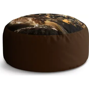 Sedací pytel Kulatý taburet Circle Dravec: 38x48 cm - Sablio