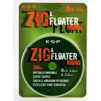 ESP vlasec Zig&Floater Mono 100m 8lb 0,23mm 3,6kg