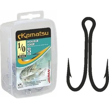 Rybářský háček Kamatsu dvojháček Double Looe BLN vel. 8, 1 ks