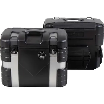 Zavazadlo na motocykl Motokufry boční Hepco-Becker Gobi (B/S) 2x31L. 610083 00 01 (Hepco-Becker / sada boční černo/stříbrný)