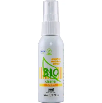 Čisticí prostředek na erotické pomůcky Čisticí prostředek HOT BIO Cleaner Spray 50 ml - s kupónem KUP15 cena 144 Kč + extra diskrétní expedice