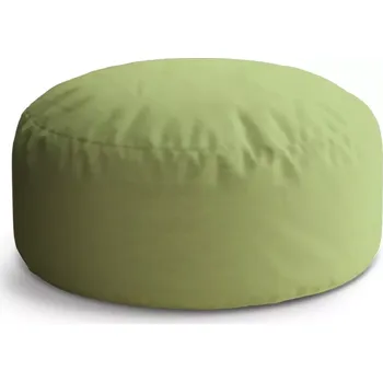 Sedací pytel Kulatý taburet Circle Pistáciová: 38x48 cm - Sablio