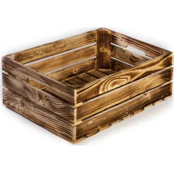 Úložný box Opálená bedýnka 50x36x18