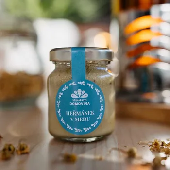 Včelařství Domovina Heřmánek v medu Hmotnost: 75 g