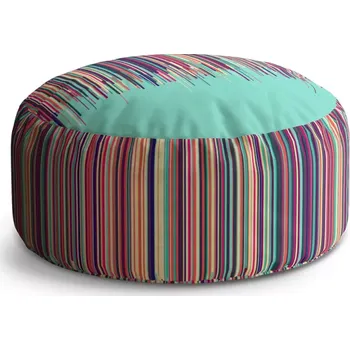 Sedací pytel Kulatý taburet Circle Stékající barva: 38x48 cm - Sablio