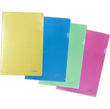 Kancelářské potřeby zakládací obal A4 L barevný, 180 mic,10ks - modrá