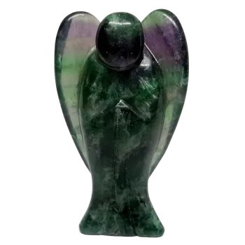 Vánoční dekorace Fluoritový anděl strážný 7,5 cm (velký )