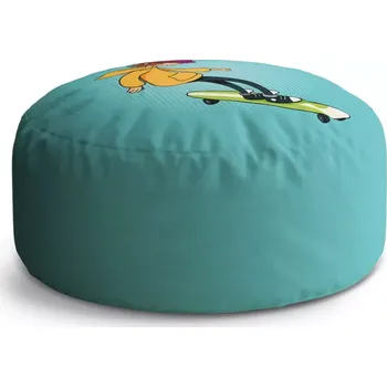 Sedací pytel Kulatý taburet Circle Skejťák: 38x48 cm - Sablio