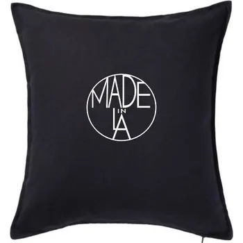Polštář Made in LA - Polštář 50x50 - 50x50 - Pouze potah ( Černá )
