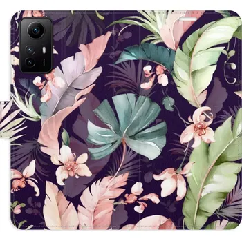 Pouzdro na mobilní telefon Flip pouzdro iSaprio - Xiaomi Redmi Note 12S - Flower Pattern 08 - kapsičky na karty (Knížkový flip kryt, obal, pouzdro iSaprio na mobil Xiaomi Redmi Note 12S - Flower Pattern 08 - 360° ochrana telefonu, přihrádka na karty a hotovost, funkce stojánku, pev