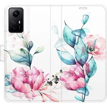 Pouzdro na mobilní telefon Flip pouzdro iSaprio - Xiaomi Redmi Note 12S - Beautiful Flower - kapsičky na karty (Knížkový flip kryt, obal, pouzdro iSaprio na mobil Xiaomi Redmi Note 12S - Beautiful Flower - 360° ochrana telefonu, přihrádka na karty a hotovost, funkce stojánku, pevná
