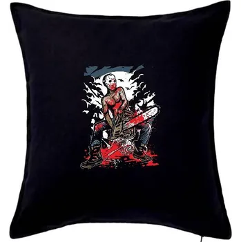 Polštář Chainsaw Killer - Polštář 50x50 - 50x50 - Pouze potah ( Černá )