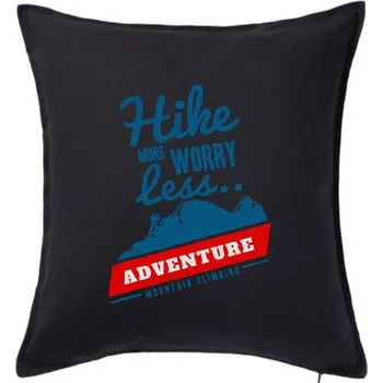 Polštář Outdoor Hiking - Polštář 50x50 - 50x50 - Včetně výplně ( Černá )