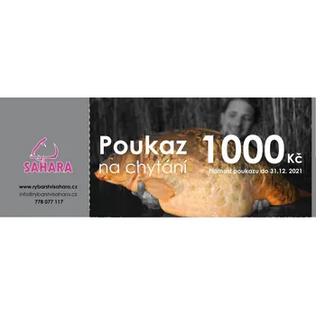 Dárkový potravinový koš Sahara dárkový poukaz 1000 Kč