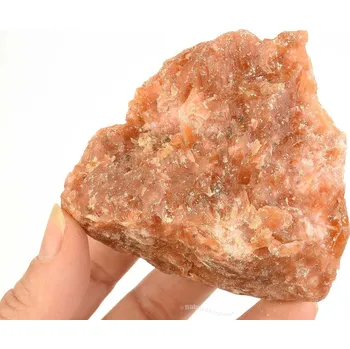 Přírodní kámen Oranžový kalcit z Brazílie 218g