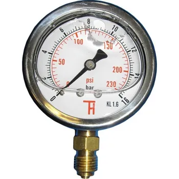 Postřikovač Manometr 0-16 bar, G1/4", 63mm spodní vývod