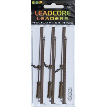 Rybářský háček ESP návazce Leadcore Helicopter Rigs Camo 1m