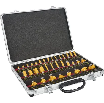 Fréza Sada tvarových fréz na dřevo 35ks, Geko K00067