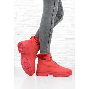 Dámská zimní obuv Balada Červené farmářky JB009-19R Velikost: 40