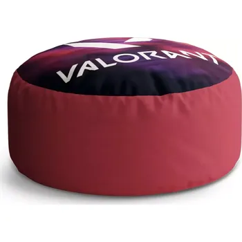Sedací pytel Kulatý taburet Circle VALORANT Glow: 38x48 cm - Sablio
