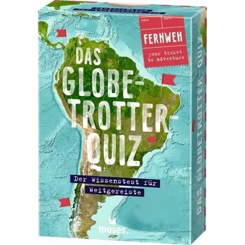 Das Globetrotter-Quiz - Krafft, Johan Christoph [DE] (2024, Hračky / hry, moses. Verlag GmbH)