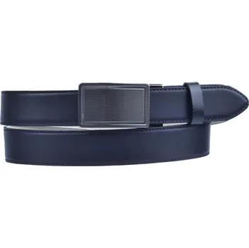 Módní doplněk kožený pásek společenský AUTOMAT 35-020-A2-60 černý 110 cm