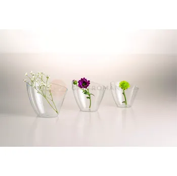 Sklenice Sada plastových pohárků - 100 ks 200 ml - PMOCO015 | MARTELLATO, MONOUSO & TAKE AWAY