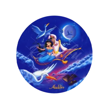 Jedlá dekorace na dort ALADIN - modrý, VARIANTA Fondánový list 295