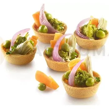 Kuchyňská sůl Silikonová forma na mini kulaté zákusky, 24x 40x16 mm | SILIKOMART, Air Plus 15 Round