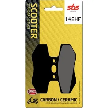 Brzda pro motocykl Přední brzdové destičky SBS Derbi GPR 50 R 1998 - 2003 směs HF