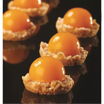 Kuchyňská sůl Silikonová forma Pavoflex - 600x400 mm, 126 ks x 30x18 mm, 10 ml - PX304 | PAVONI, Semisfera