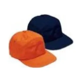 Čepice INDUSTRIAL Čepice bavlněná s kšiltem modrá, oranžová 04377