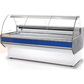 Chladící pult s ohýbaným tvrzeným sklem 790x900x1220 mm | RAPA, L-B