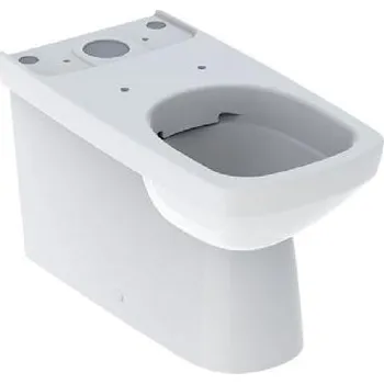Klozet Geberit Selnova Square - WC kombi mísa, spodní/zadní odpad, Rimfree, bílá 500.489.01.7