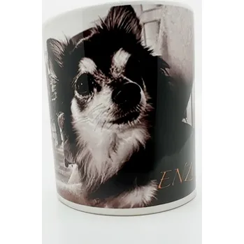 Smuteční dekorace Hrnek s fotkou mazlíčka | Dárek s fotkou mazlíčka