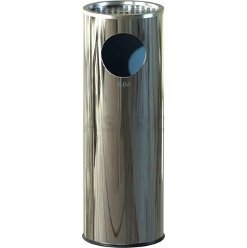 Nádoba na led Popelnicový odpadkový koš 22 l, 69x24 cm, nerezová ocel/leštěná | ALDA, Sandy