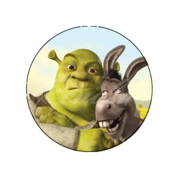 Jedlá dekorace na dort SHREK, VARIANTA Jedlý papír 134