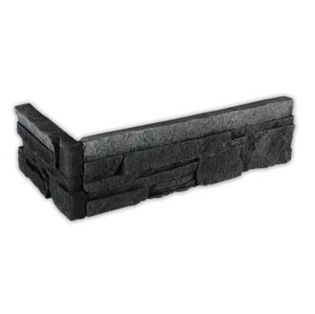 Obklad BETONOVÝ ROH VASPO KÁMEN LÁMANÝ TMAVOŠEDÝ cena za balení