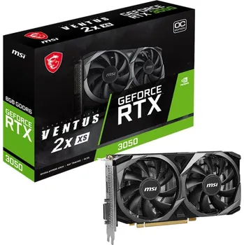 Grafická karta MSI GEFORCE RTX 3050 VENTUS 2X XS 8G OC
