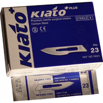 Skalpel Kiato Čepelka skalpelová č. 23 sterilní 100 ks